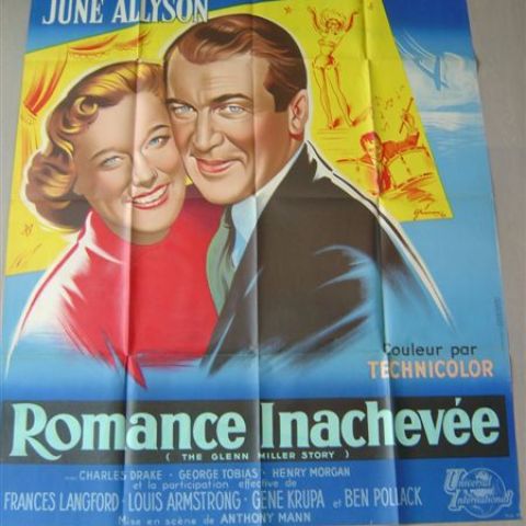 'Romance inachevee' (The Glen Miller Story-James Stewart) 120-160 (French)